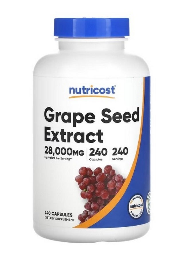 Grape Seed Extract 28000 Mg  240 Capsules