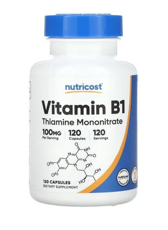 Vitamin B1 100 Mg 120 Capsules