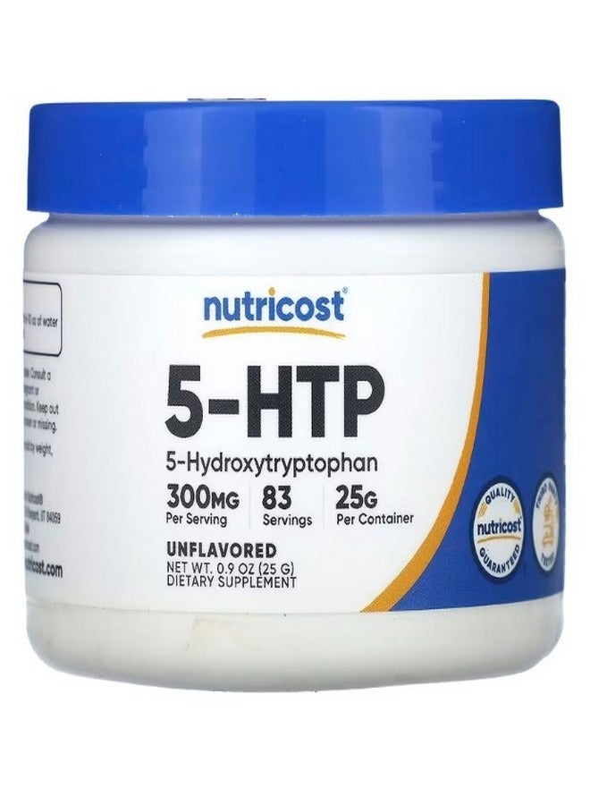 5 Htp Powder 5 Hydroxytryptophan Unflavored 0.9 Oz 25 G