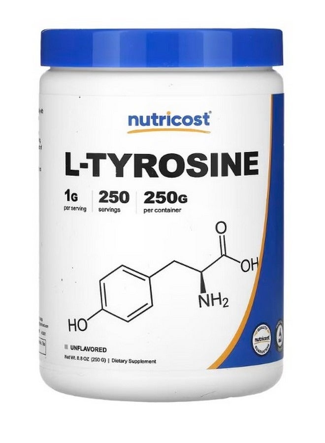 L Tyrosine Unflavored 8.8 Oz 250 G