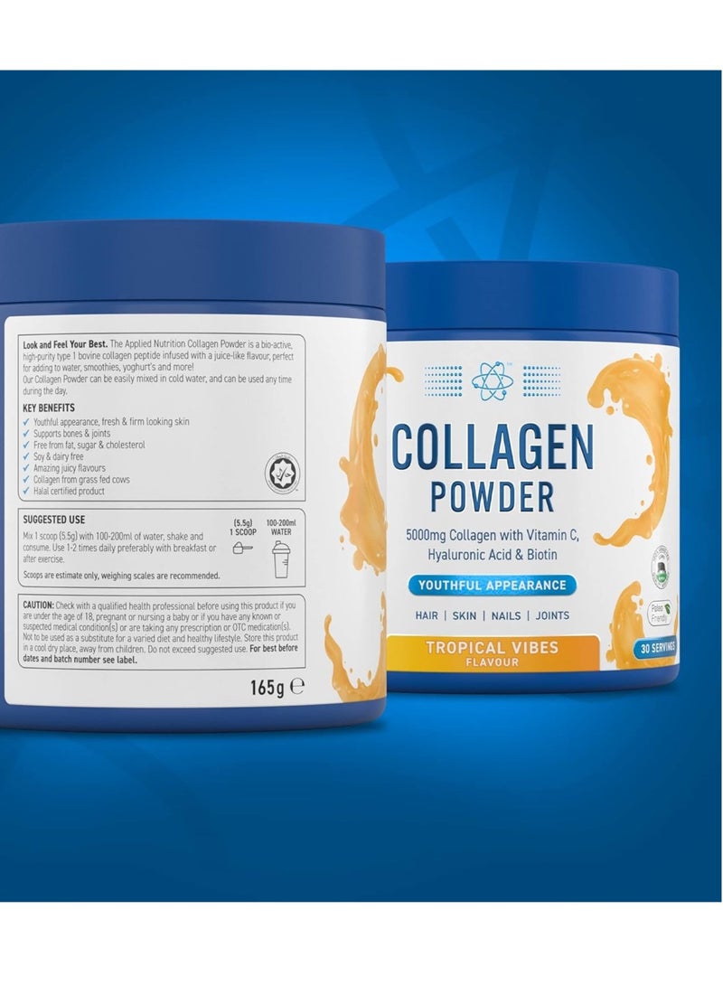 Collagen Powder Tropical Vibes Flavor 165G 30 Serving