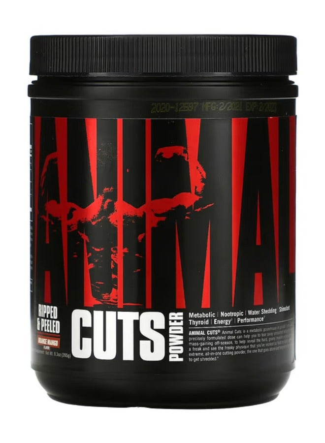 Animal Cuts Powder, orange mango Flavour, 42 Servings