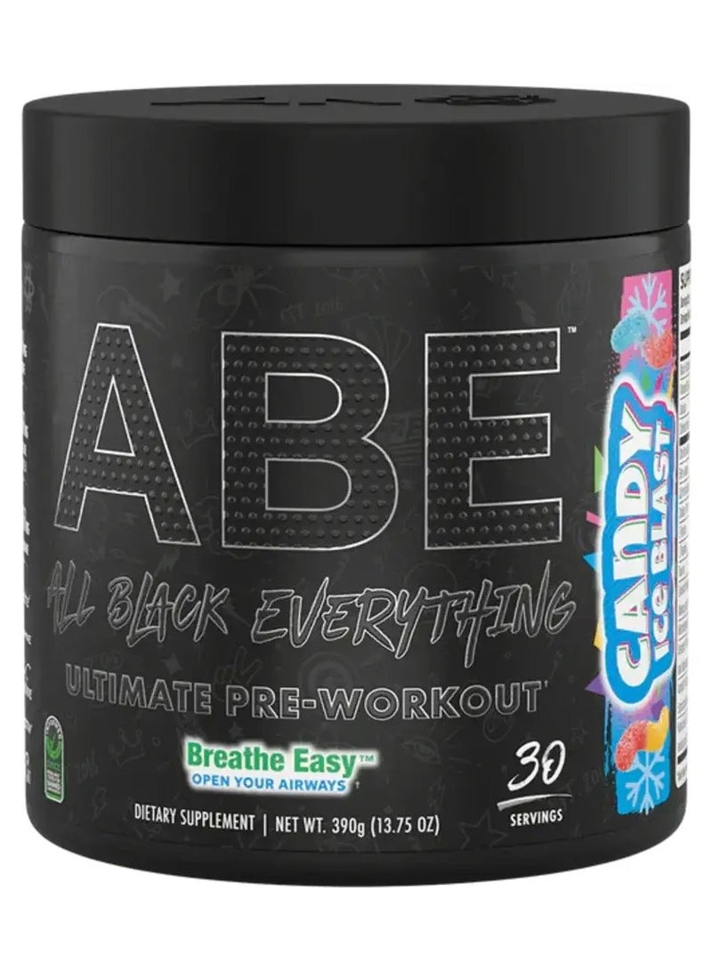 ABE Ultimate Pre-Workout 375g Candy Ice Blast flavor 30 serving