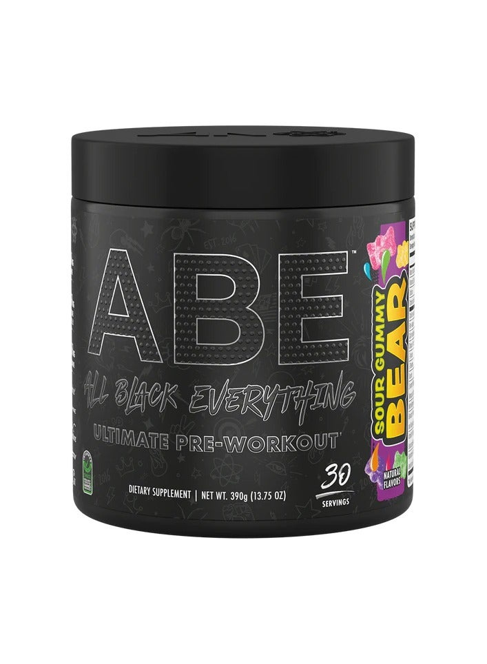 ABE Ultimate Pre-Workout 375g Sour Gummy Bear Flavor 30 Serving