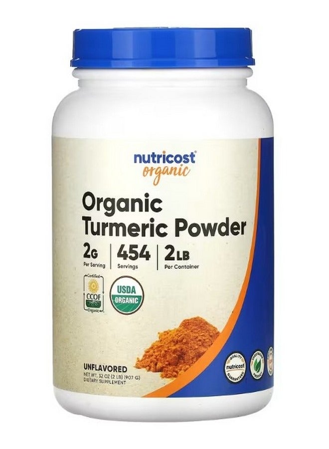 Organic Turmeric Powder Unflavored 32 Oz 907 G