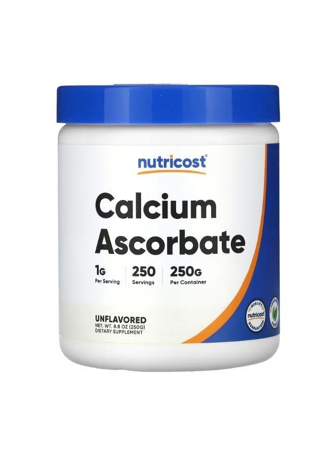 Calcium Ascorbate Unflavored 8.8 Oz 250 G