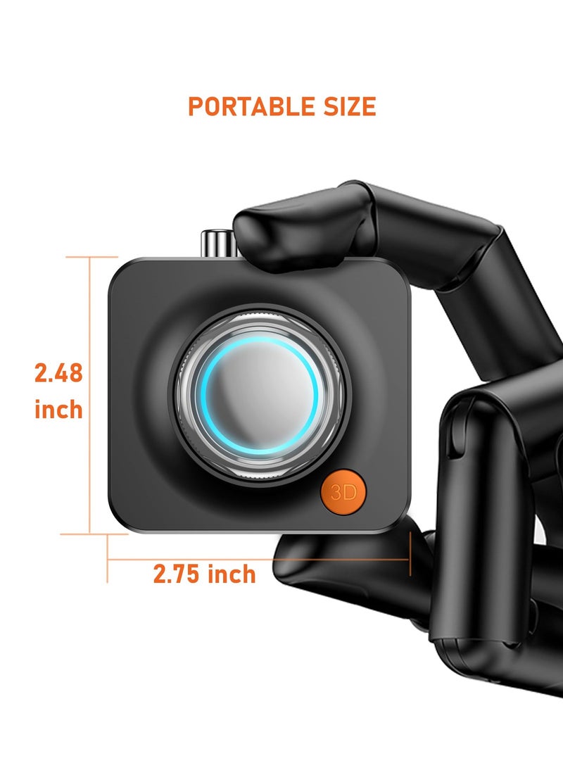 Suntown Bluetooth Audio Receiver Adapter, Bluetooth 5.1 Audio Receiver Adapter, 3D Surround Stereo Audio Receiver for Sound System/Phones/Tablets/Headphone, Low Latency Bluetooth Audio Adapter Receiver