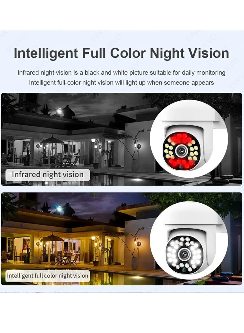 Jortan Indoor Outdoor Wi-Fi PTZ Camera, 3MP, IR Night Vision, 2 way Voice, Motion Detection, Bright LED, HD Picture