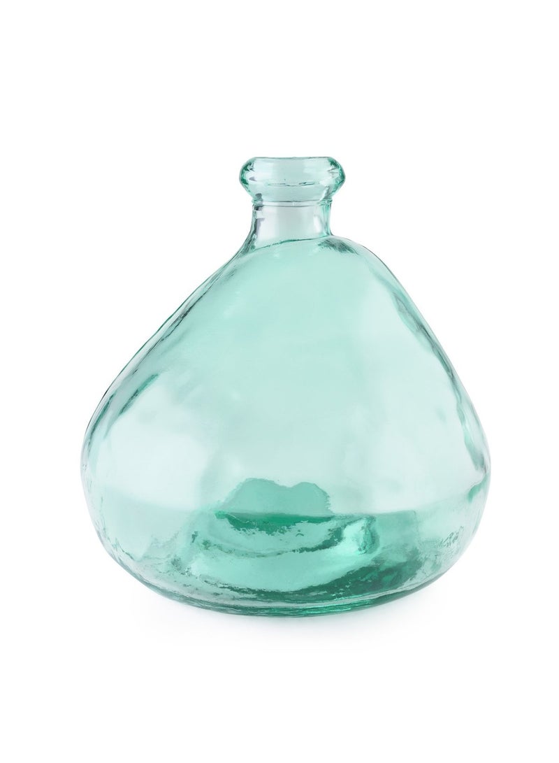 Lofty Recycled Glass Vase 33x33x33cm- Green