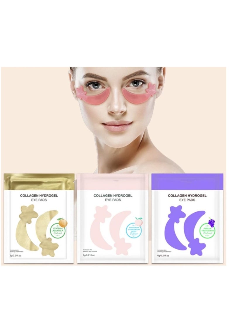 Under Eye Patches, Rose Hydro-gel Under Eye Mask Amino Acid and Collagen, Under Eye Mask for Face, Dark Circles and Puffiness, Beauty and Personal Care, 30 Pcs