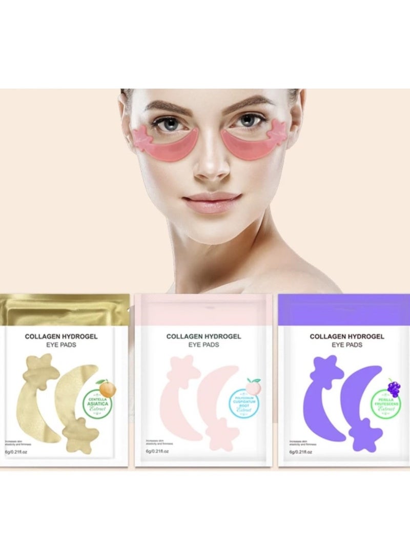 Under Eye Patches, Rose Hydro-gel Under Eye Mask Amino Acid and Collagen, Under Eye Mask for Face, Dark Circles and Puffiness, Beauty and Personal Care, 30 Pcs