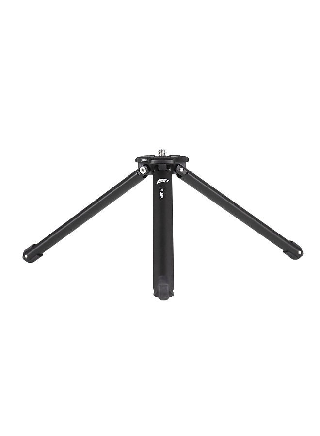 SL-01B Foldable Tripod Desktop Tripod Stand Aluminum Alloy 2kg/4.4lbs Load Capacity with 1/4in Screw for DSLR Camera Stabilizer