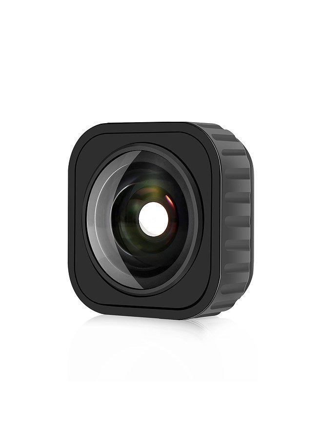 Camera Lens Anti-Shaking 155°Wide Angle Support 5-meter Waterproof Lens Mod Compatible with GoPro Max/ Hero 12 11 10 9 Black