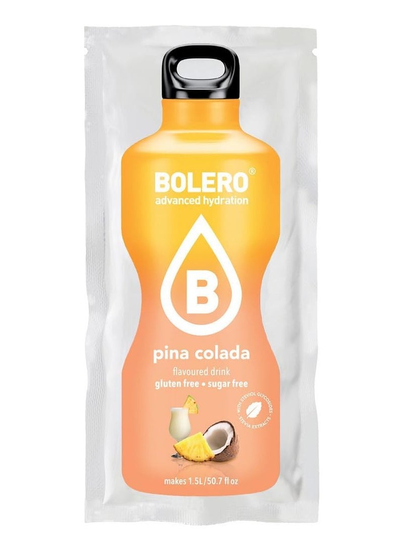 Bolero Advanced Hydration Pina Colada Flavoured Powder Drink 24 x 9 g