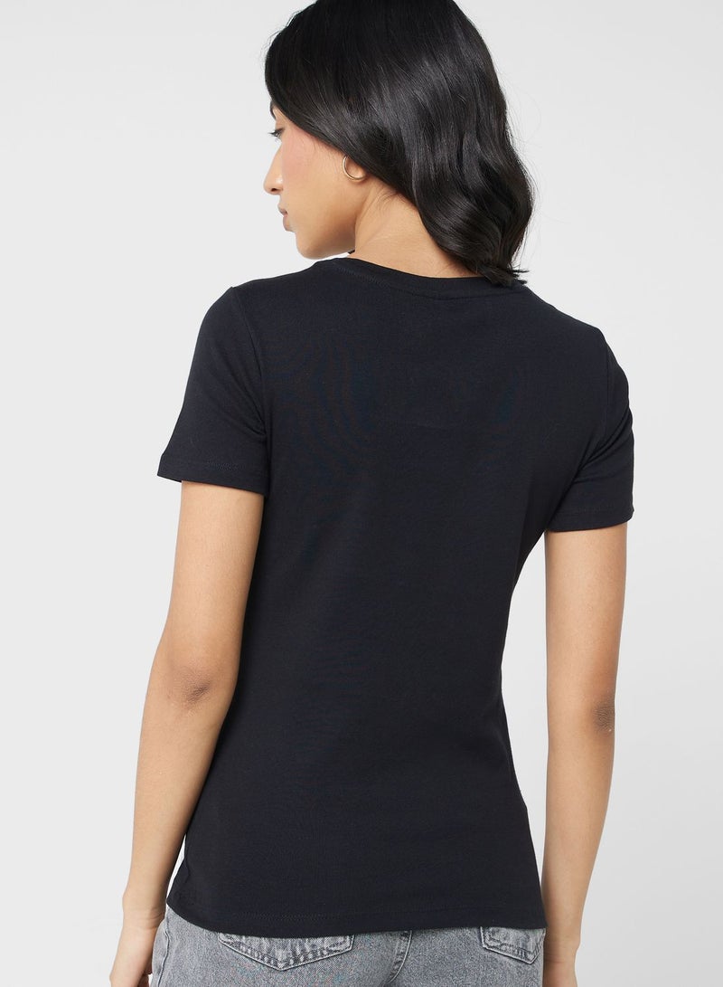 Woman Slim Fit Short Sleeve T-Shirt