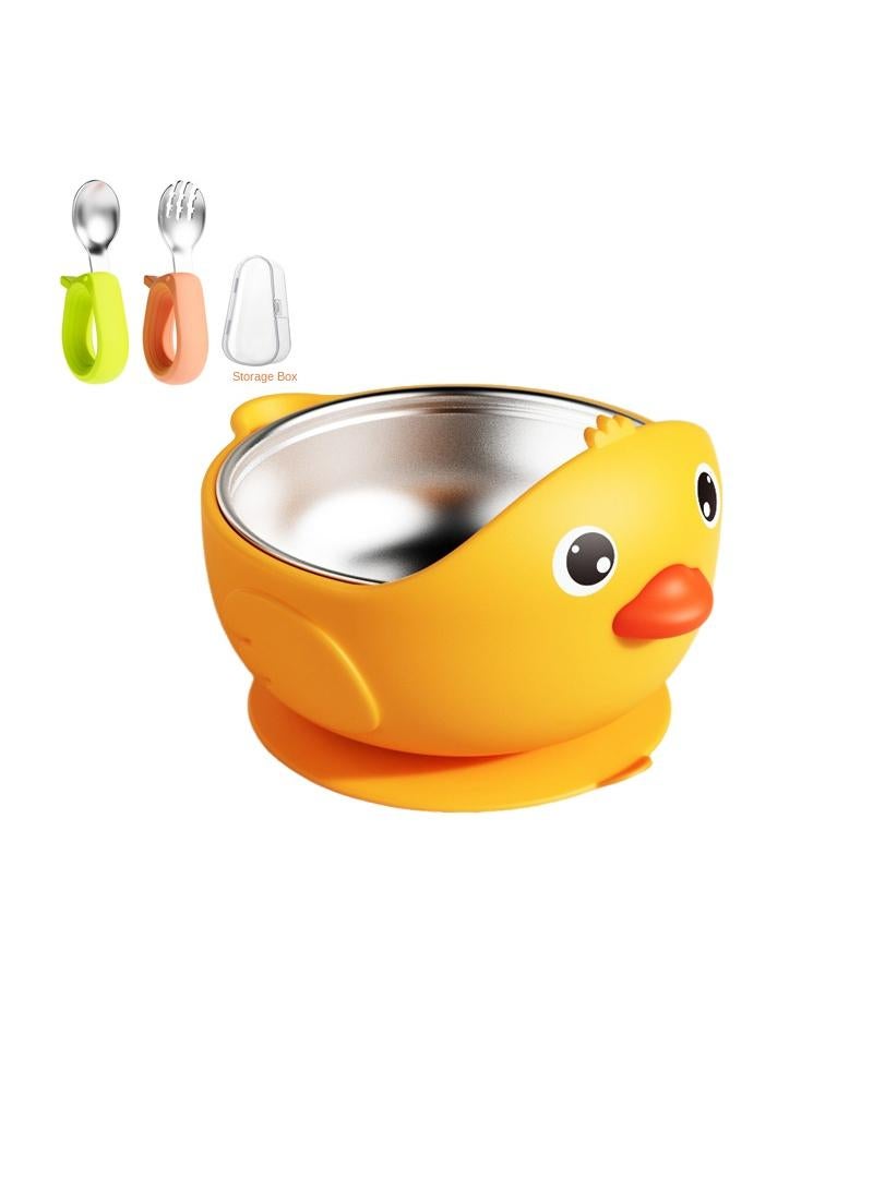 Silicone Cartoon Baby Suction Cup Complementary Bowl