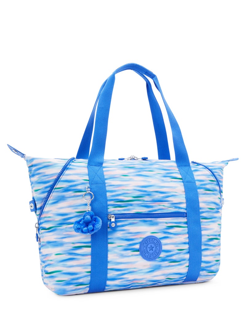 KIPLING-Art M-Large Tote-Diluted Blue