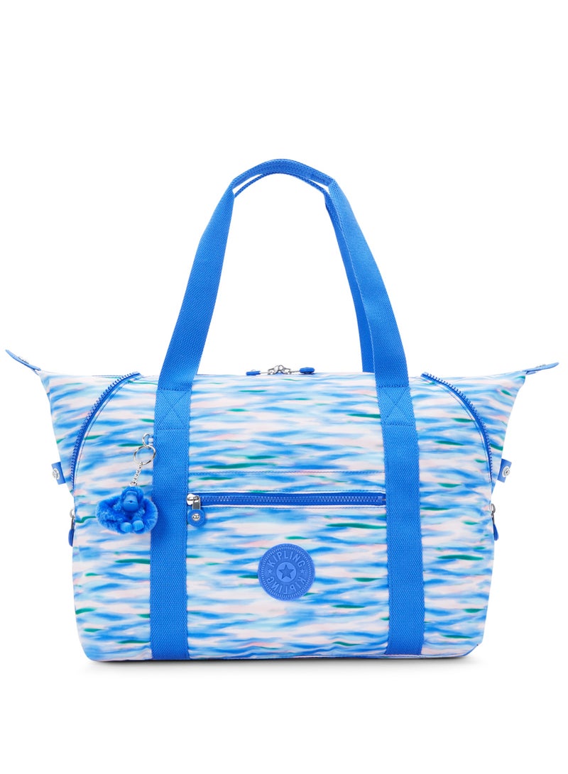 KIPLING-Art M-Large Tote-Diluted Blue