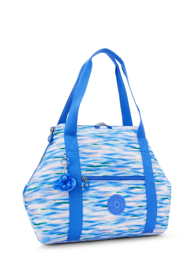 KIPLING-Art M-Large Tote-Diluted Blue