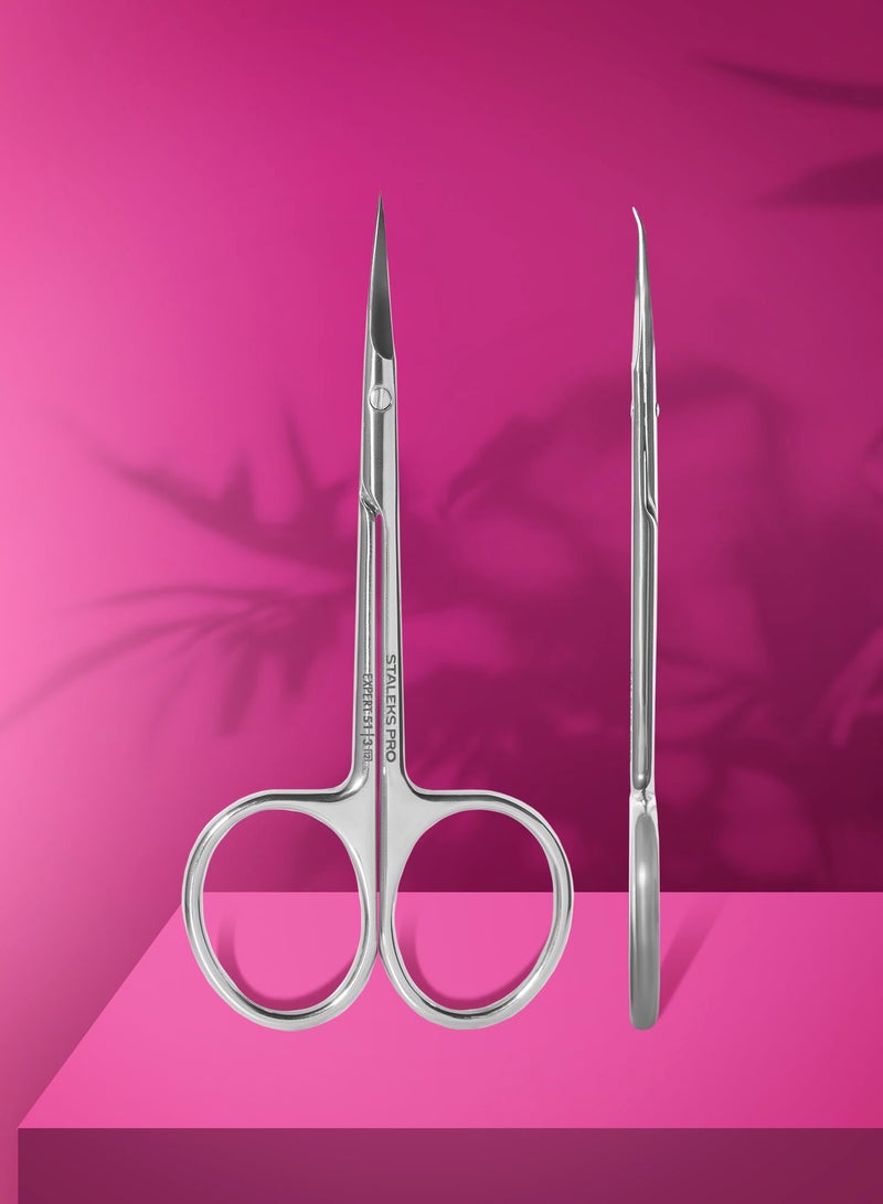 Professional Cuticle Scissors with Hook - EXPERT 51 | TYPE 3