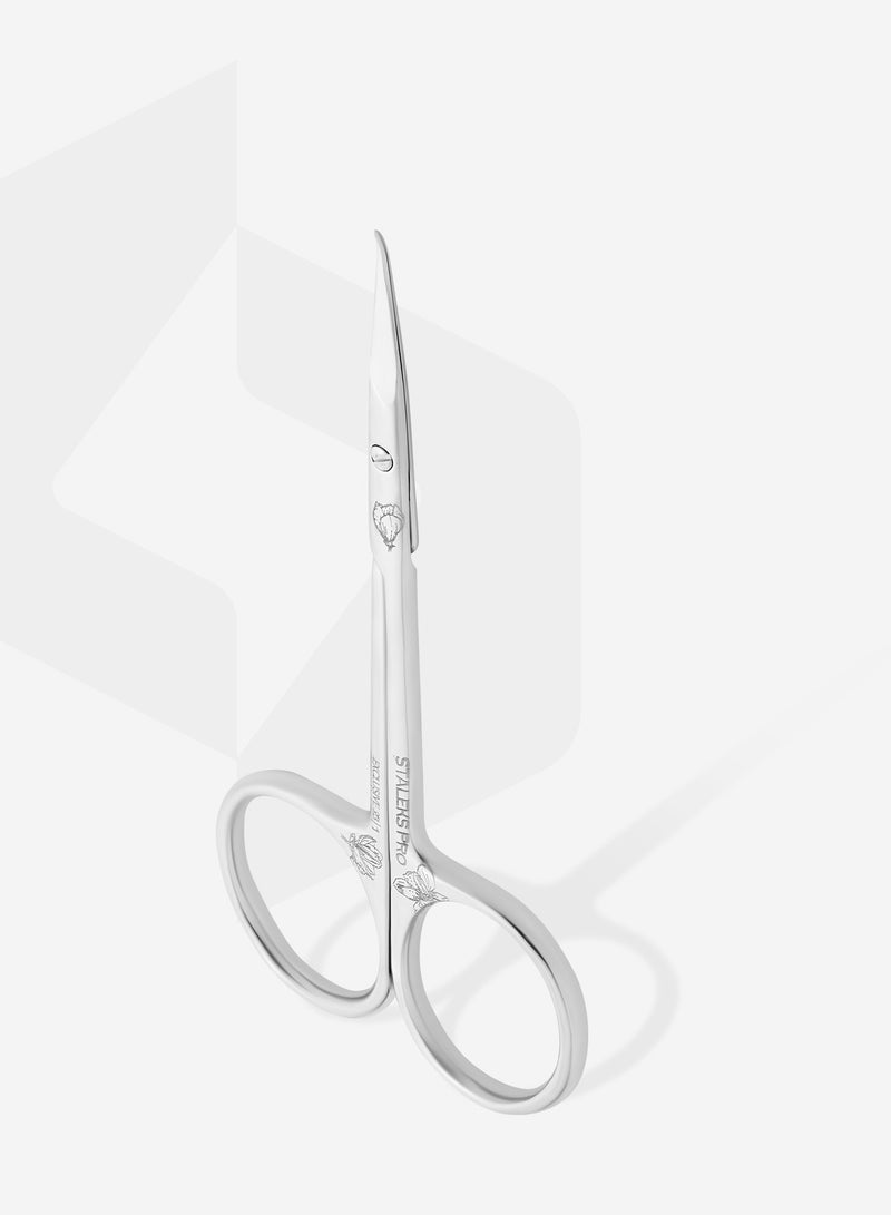 Professional Cuticle Scissors With Hook - EXCLUSIVE 23 | TYPE 1 (magnolia)