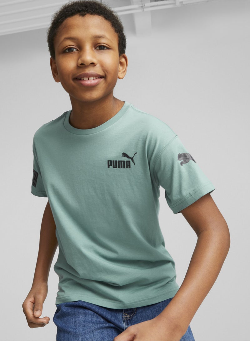 POWER SUMMER Kids Boys Short Sleeve T-Shirt