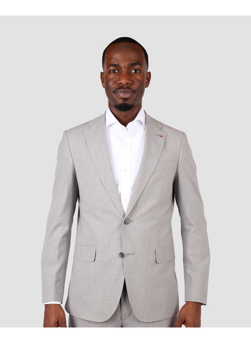 DS Damat Light Grey Classic Suit -86% Wool