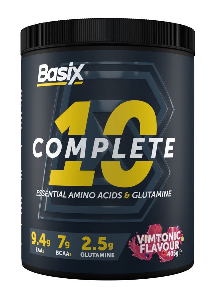 Basix 10 Complete EAAs And Glutamine 405g Vimtonic Flavor 30 Serving