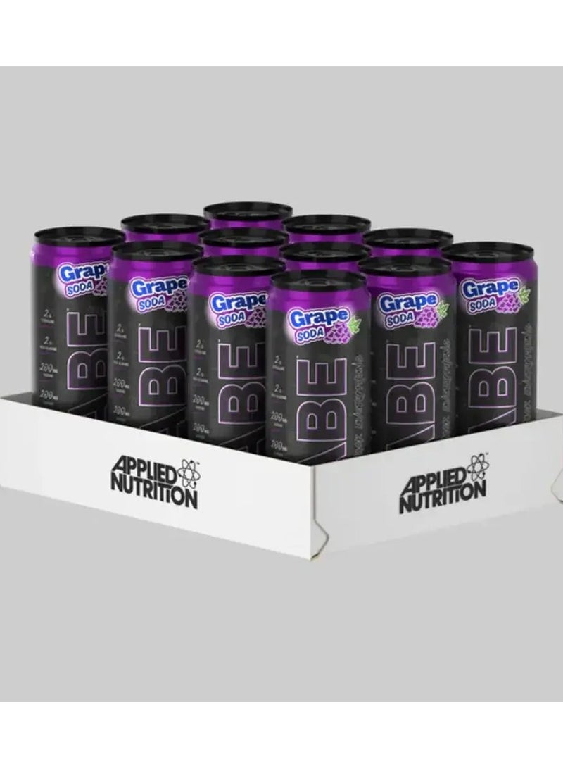 ABE Energy Drink Energy + Performance Grape Soda Flavor 330ml Pack of 12