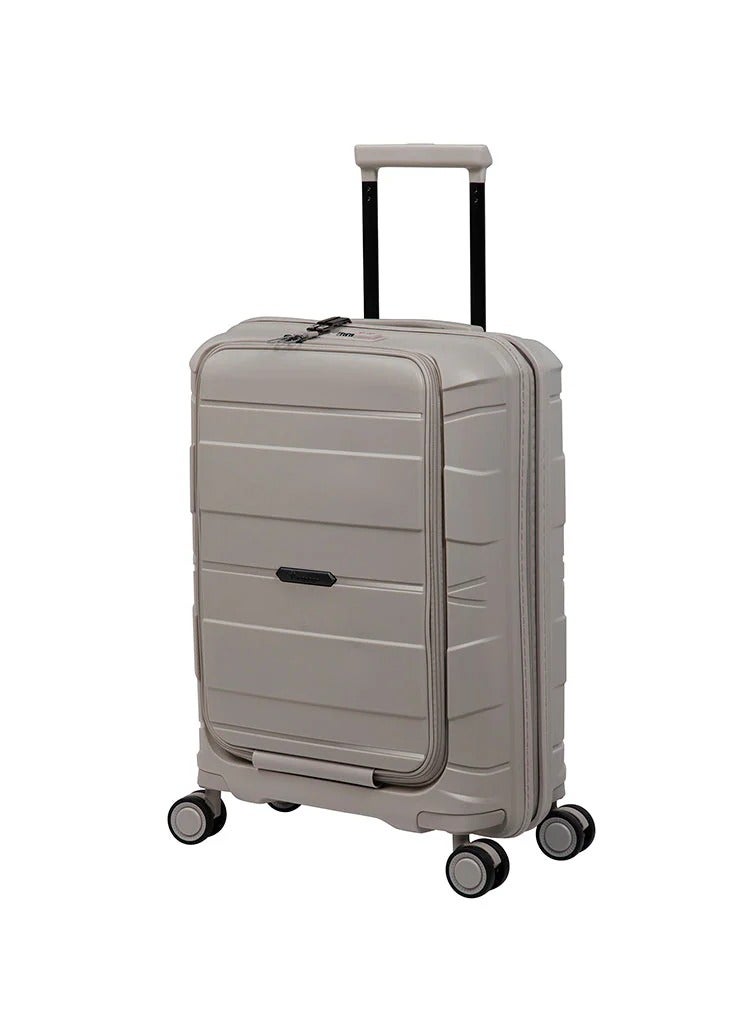 it luggage Momentous, Unisex Polypropylene Material Hard Case Luggage, 8x360 degree Spinner Wheels, Expandable Trolley Bag, TSA Type lock, 15-2886-08, Size Cabin with Pocket, Color Pumice Stone