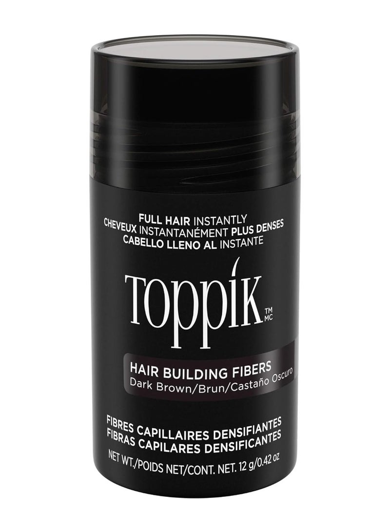 Toppik Hair Building Fibers, 12g Fill In Fine or Thinning Hair Instantly Thicker, Fuller Looking Hair 9 Shades for Men & Women