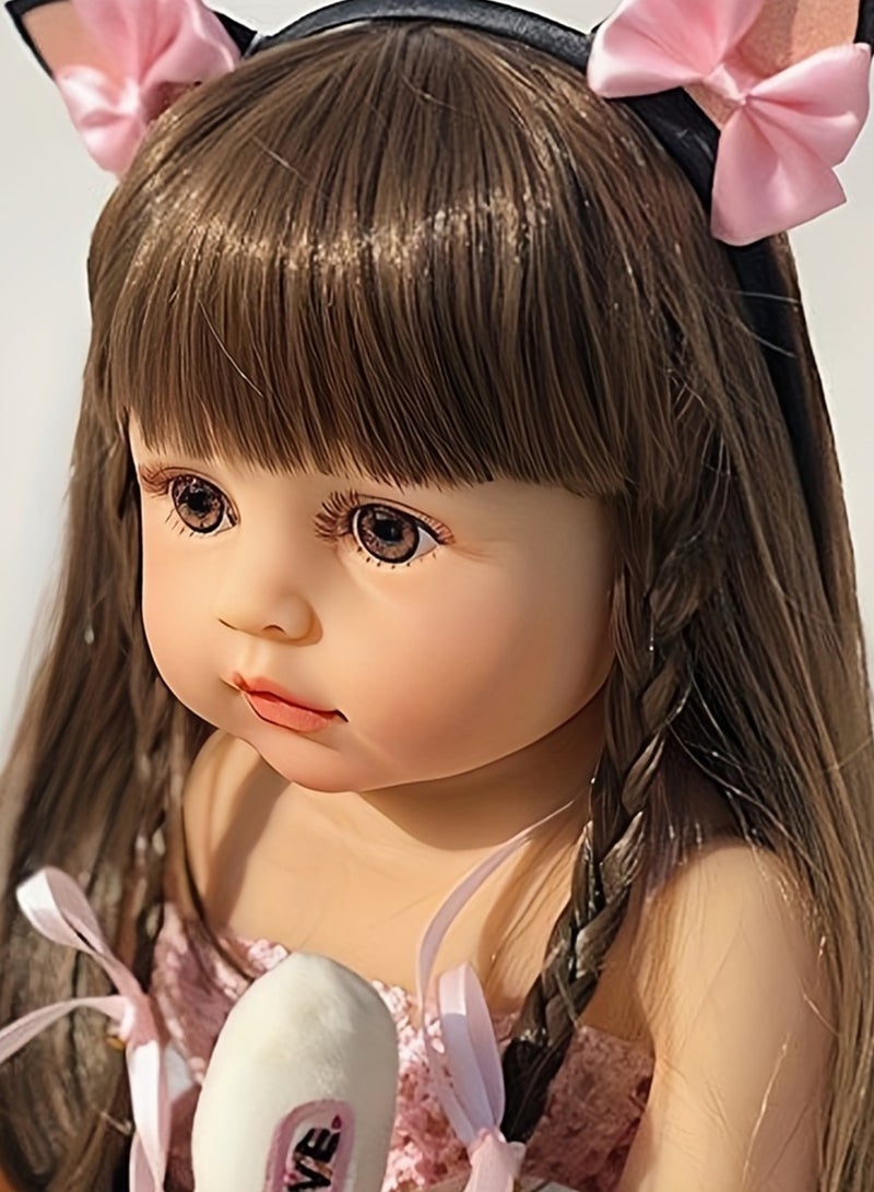 50 cm Reborn Baby Doll with Soft Full Vinyl Body Lifelike Doll