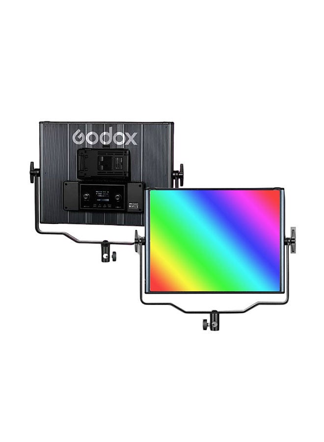 LDX100R 118W Bi-color LED Photography Light RGB Video Light Panel 14 Special Lighting Effects CRI≥96 2500k-10000K Dimmable Support 2.4G Wireless Control DC/V-Mount Battery Powered