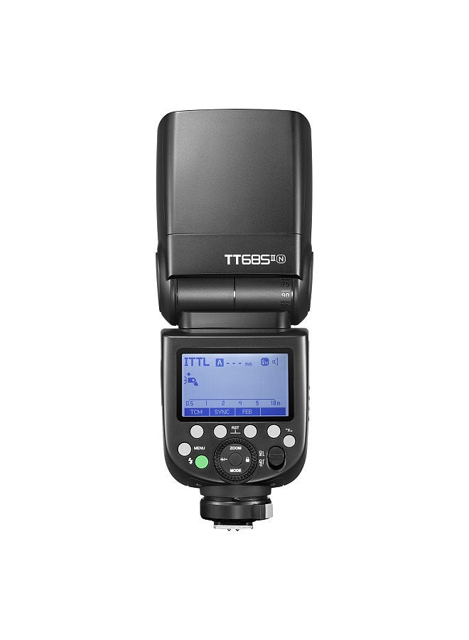 Thinklite TT685IIN TTL On-Camera Speedlight 2.4G Wirelss X System Flash GN60 High Speed 1/8000s Replacement for Nikon D800 D700 D7100 D7000 D5200 D5100 D5000 D300 D300S D3200