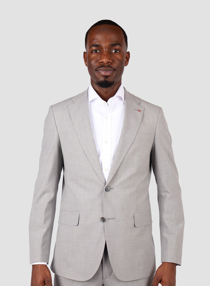 DS Damat Light Grey Classic Suit -41% Wool