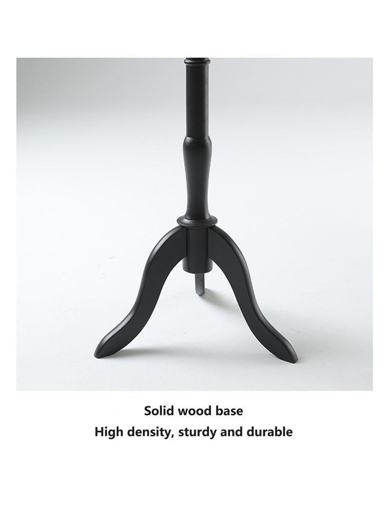 Mannequin Dress Form Female Dress Model Torso Display Mannequin Body Height Adjustable Tripod Stand (Black)