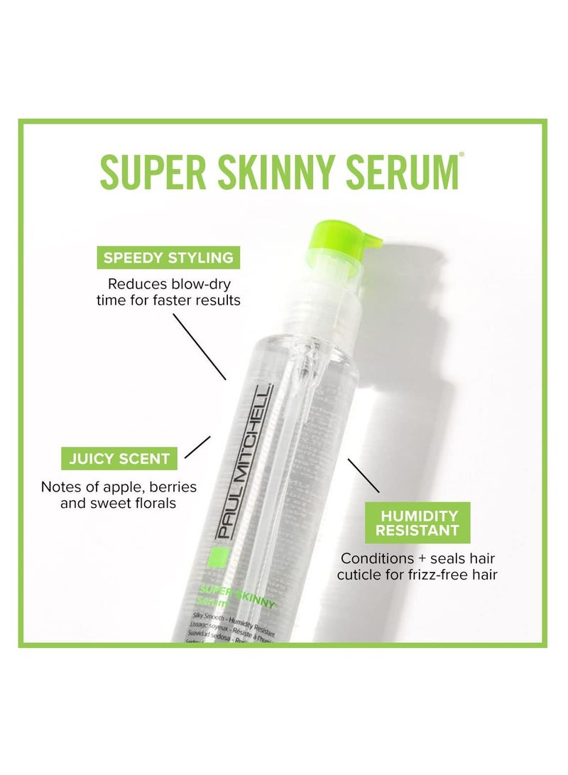 Paul Mitchell Super Skinny Serum, Speeds Up Drying Time, Humidity Resistant, For Frizzy Hair, 5.1 fl. oz.