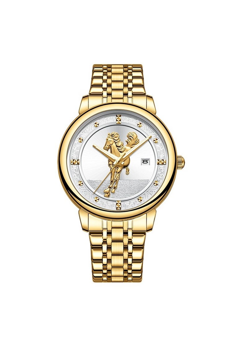 Men's Fashion Diamond Inlaid Watch
