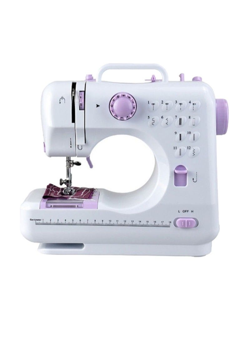 Portable Sewing Machine 984 in White/Purple