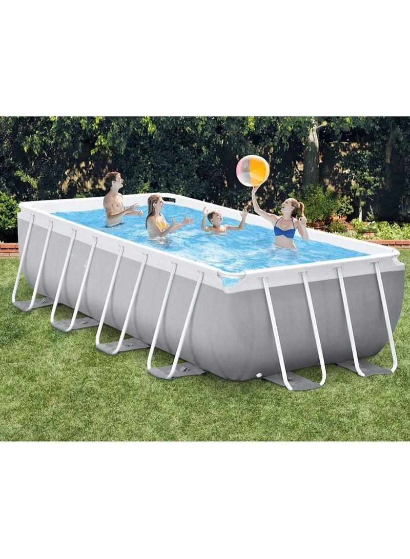 Prism Frame Rectangular Swimming Pool 400x200x122cm