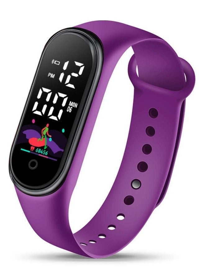 Kids' Water Resistant Silicone Digital Watch 6PCS