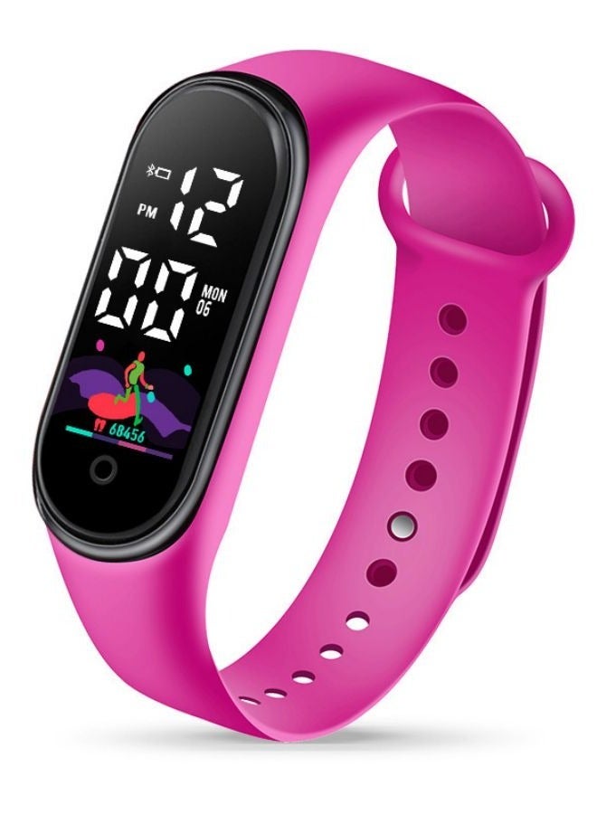 Kids' Water Resistant Silicone Digital Watch 6PCS