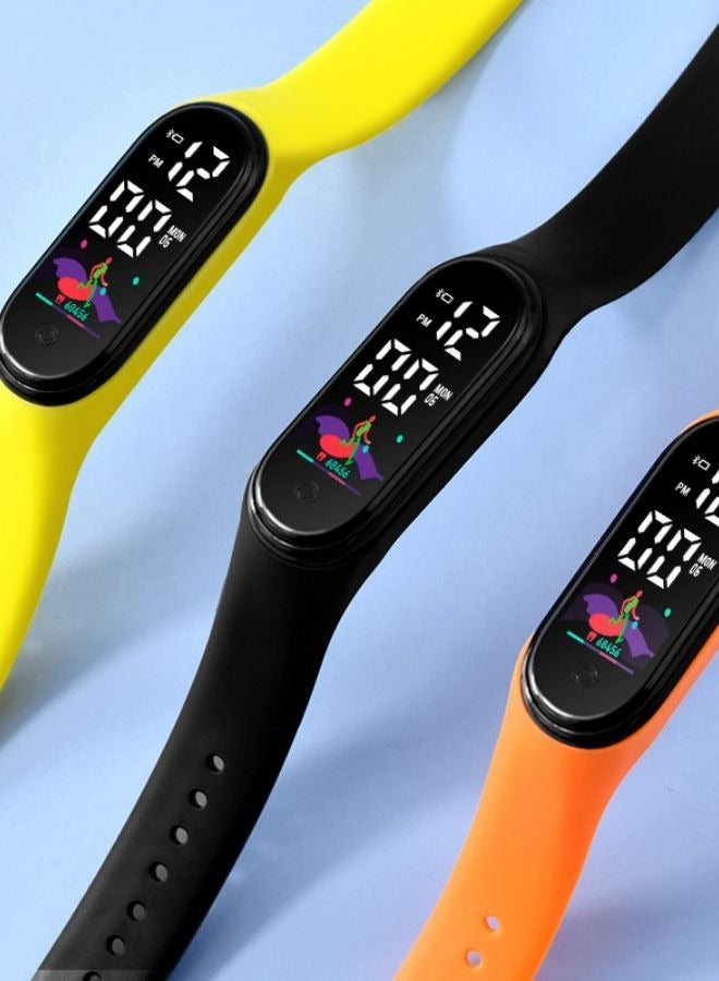 Kids' Water Resistant Silicone Digital Watch 6PCS