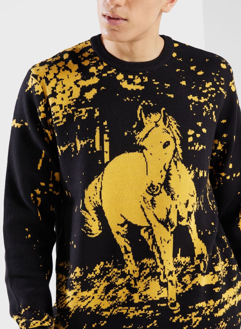 No5 Horse Sweatshirt