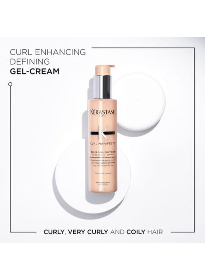 Kerastase Curl Manifesto Gelee Curl Contour Gel-Cream For Curly Hair, With Manuka Honey, Shea Butter & Ceramide - 150ml