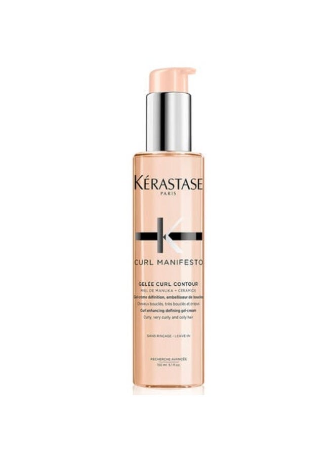 Kerastase Curl Manifesto Gelee Curl Contour Gel-Cream For Curly Hair, With Manuka Honey, Shea Butter & Ceramide - 150ml