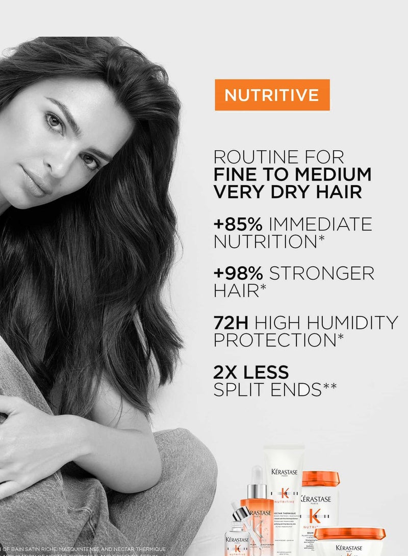 Nutritive Bain Satin Riche Shampoo for Very Dry Hair 250ml