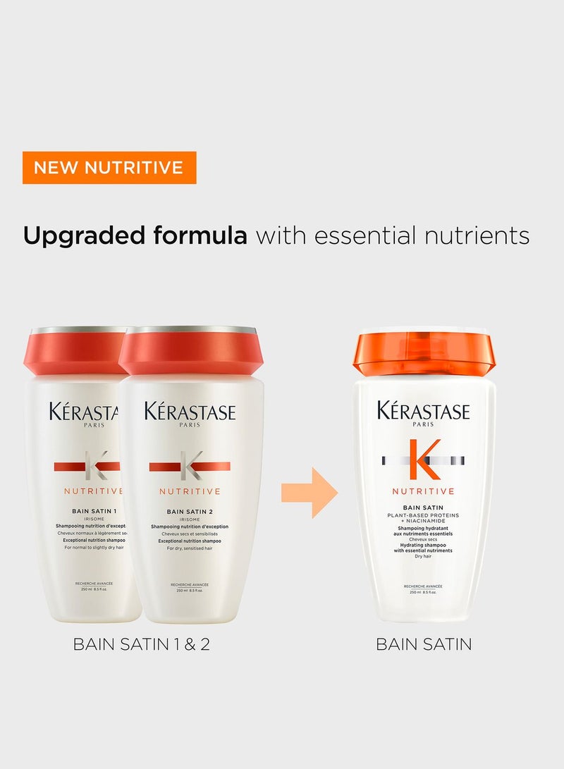 Nutritive Bain Satin Riche Shampoo for Very Dry Hair 250ml