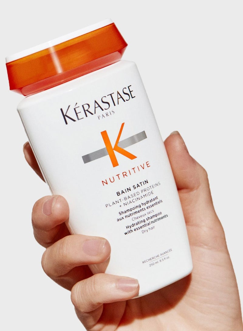 Nutritive Bain Satin Riche Shampoo for Very Dry Hair 250ml