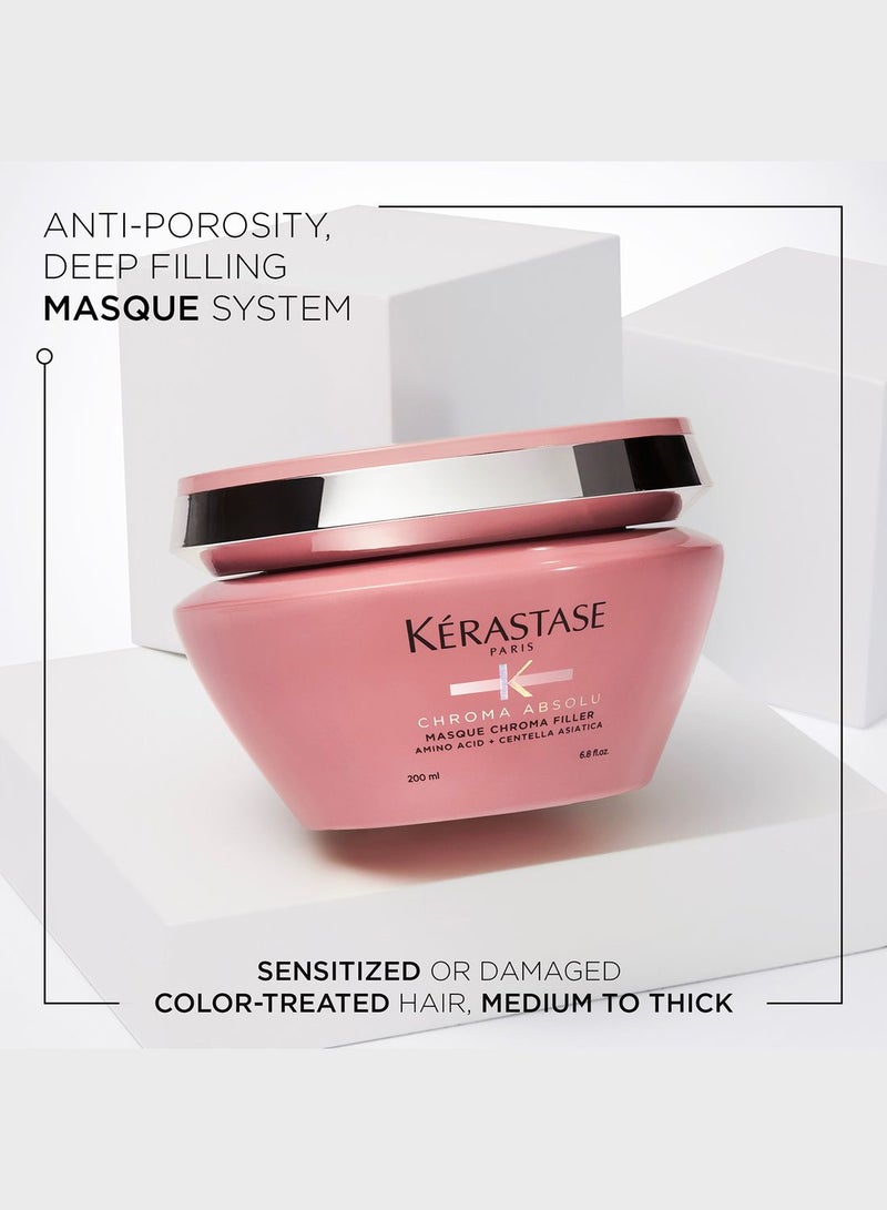 Kerastase Chroma Absolu Rich Anti-Porosity Masque For Sensitised or Damaged Color-Treated Hair - 200ml